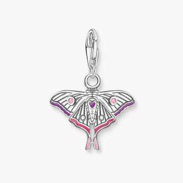 Photo of the Thomas Sabo multicolour sterling silver moth charm 2209-691-7.