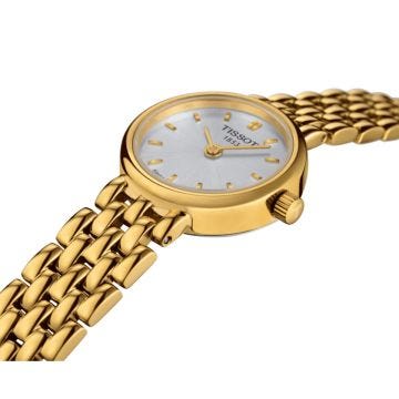 Lovely 19.5mm, Silver Dial, Quartz Movement, Stainless Steel & Gold PVD Watch