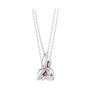 18k Ruby and Diamond Pendant
