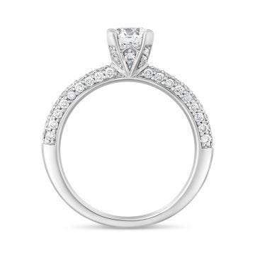 Weir Collection Platinum Solitaire Diamond Ring