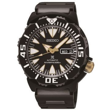 Seiko Prospex Divers 200 Black Steel Automatic Bracelet Watch