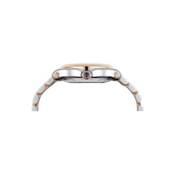 Happy Sport 36 mm, Silver Dial, Automatic Movement, 18K Rose Gold & Stainless Steel Watch