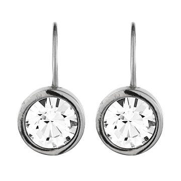 Dyrberg/Kern Louise Silver Tone Crystal Earrings