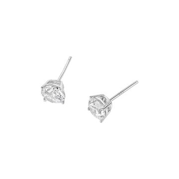 Children's Sterling Silver Cubic Zirconia Stud Earrings