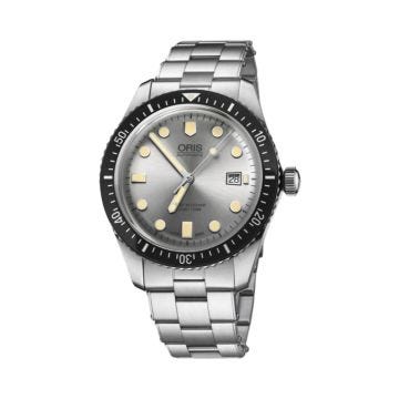 Oris Divers Sixty-Five Automatic Silver Dial Bracelet Watch