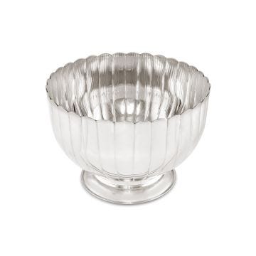Silver 6" Fluted Bowl
