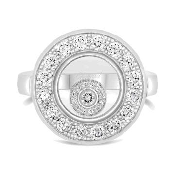 Happy Diamonds 18k White Gold Ring