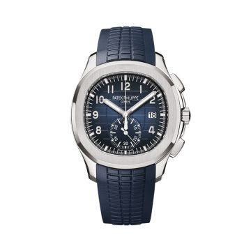 Patek Philippe 5968G Aquanaut Chronograph, 30mm, 18k White Gold, Automatic