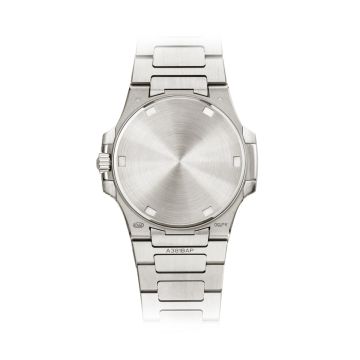 Patek Philippe Nautilus 32mm Azure Blue Dial Quartz White Bracelet Watch 7010/1G