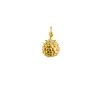 Yellow Gold Blackberry Charm