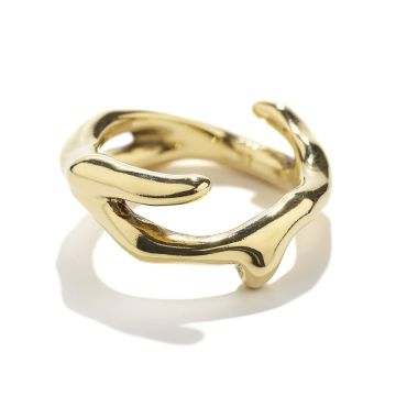 Photo of the Goossens Paris Corail Gold Plated Ring | GOOP25RI01YG01
