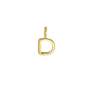Juvi Yellow Gold D Initial Charm