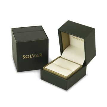 9k Yellow Gold Emerald & CZ Claddagh Ring