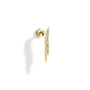 Anyway 18K Yellow Gold & Diamond Double Drop Earring