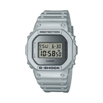 Digital 5600 Series, G-Shock Collection, 48.9 mm, Grey Resin Strap, Digital Quartz, Grey Dial Watch