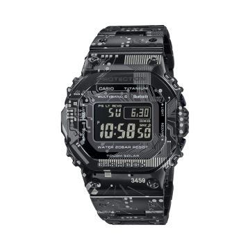 Titanium Circuit Camo Series, G-Shock Collection Full Metal, 49.3 mm, Titanium, Solar, Black Dial Watch