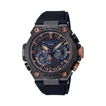 Mr G Collection, 54.7 mm, Kachi-iro Rubber, Solar, Black Dial Watch