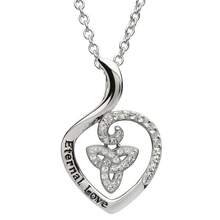 ShanOre Sterling Silver Eternal Love Trinity Knot Pendant main product photo