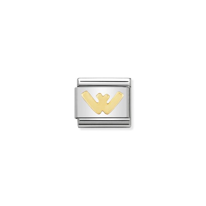 Nomination Classic Link Yellow Letter W main product photo