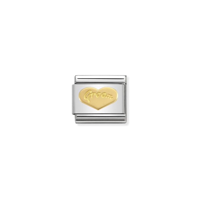 Nomination Classic Link Yellow Heart Groom main product photo