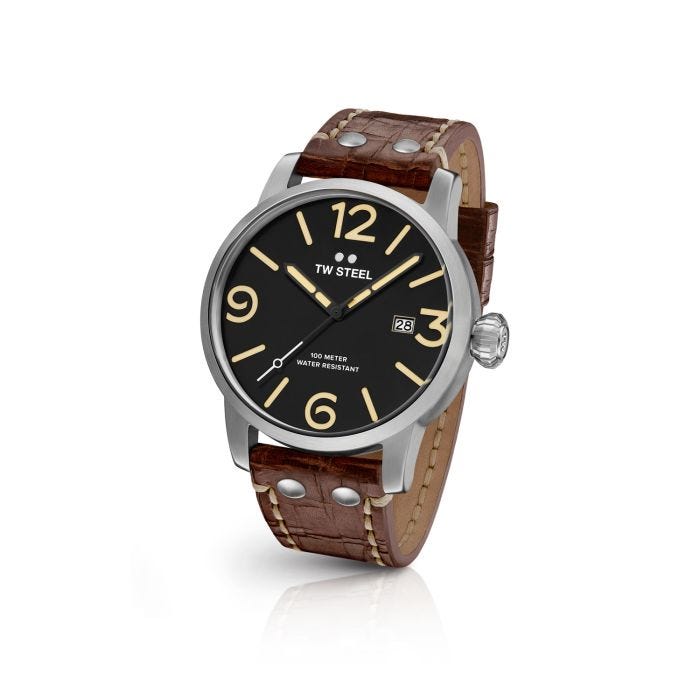 Gents TW Steel Maverick Steel Quartz 45mm Strap Watch main product photo