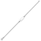 Weir Collection 9 Carat White Gold Bracelet Baby Identity Bracelet