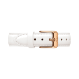 Petite Bondi 14mm White Leather strap