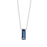 Juvi Silver Manhattan Iolite Pendant Necklace