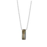 Juvi Silver Manhattan Labradorite Pendant Necklace