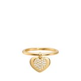 Michael Kors Large Gold Heart Ring