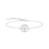 Thomas Sabo Tree Of Love Sterling Silver Crystal Bracelet