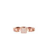 Michael Kors Large Rose Gold Link Centre Ring