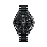 HyperChrome 45mm Ceramic Bronze Automatic Chronograph Leather Strap Watch
