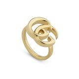 GG Running 18k Yellow Gold Ring