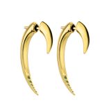 Shaun Leane for Weirs 150 tsavorite Hook Earrings Yellow Gold Vermeil