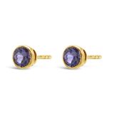 Tanzanite Stud Earrings