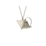 Alex monroe Stingray Necklace in Sterling Silver