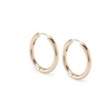 9K Yellow Gold 20mm Huggy Earrings
