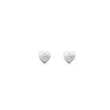 Trademark Sterling Silver Heart Stud Earrings