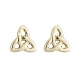 Solvar 9ct Yellow Gold Trinity Knot Stud Earrings