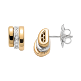 18k Gold and Diamond Earrings