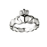 Anu Celtic Jewellery Claddagh Weave Ring Size 4.5