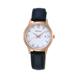 Seiko 29m Rose Gold and Stainless Steel Quartz Watch.
