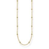 Round Belcher Gold Plated Chain Necklace