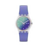 ULTRALAVANDE 34mm Round Purple Dial, Quartz, Transparent Case Purple Strap Watch
