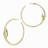Shaun Leane Large Hook Hoop Earrings Yellow Gold Vermeil