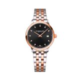 Toccata Steel & Rose Gold PVD Diamond Dial Watch
