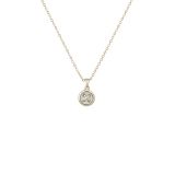 Ted Baker Blenra Yellow Gold-Plated Button Pendant Necklace.