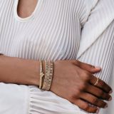 18k Princess Bracelet with Diamonds
