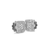 Roberto Coin 18k White Gold and Diamond Stud Earrings